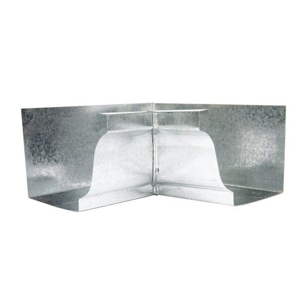 Amerimax Home Products Amerimax 5 in. H X 7.5 in. W X 5 in. L Metallic Galvanized Steel K Inside Miter 29201 - main